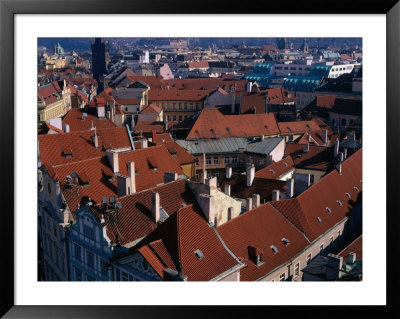 Rooftops Of The Historic City, Prague, Central Bohemia, Czech Republic by Jan Stromme Pricing Limited Edition Print image