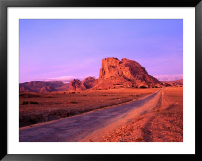 Road Akele Guzai At Sunset, Eritrea by Oliver Strewe Pricing Limited Edition Print image