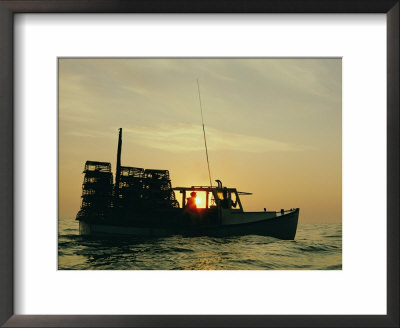 A Fishing Boat In The Low Light by B. Anthony Stewart Pricing Limited Edition Print image