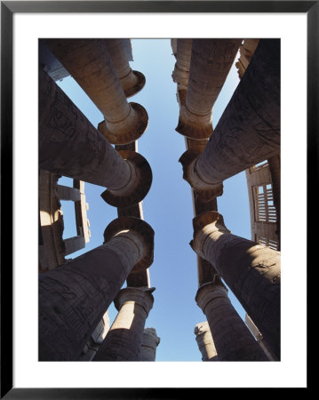 The Massive Columns Of The Great Hypostyle Hall, Temple Of Amon, Karnak by O. Louis Mazzatenta Pricing Limited Edition Print image