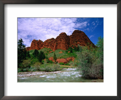 Rock Formation Known As The Seven Bulls In The Karakol Valley, Karakol, Kyrgyzstan by Anthony Plummer Pricing Limited Edition Print image