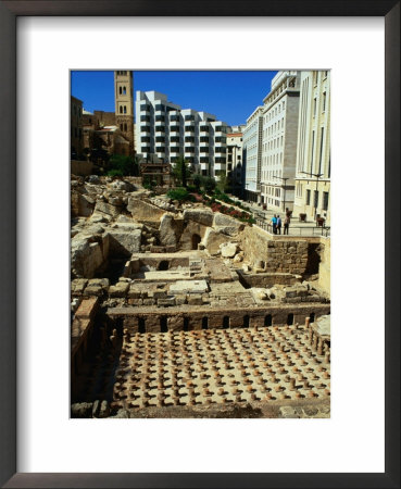 Roman Baths Uncovered During Excavations, Beirut, Lebanon by Bethune Carmichael Pricing Limited Edition Print image
