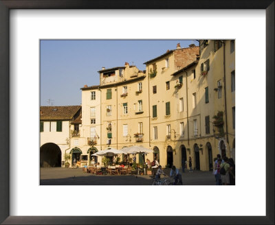 Piazza Anfiteatro, Lucca, Tuscany, Italy by Sheila Terry Pricing Limited Edition Print image