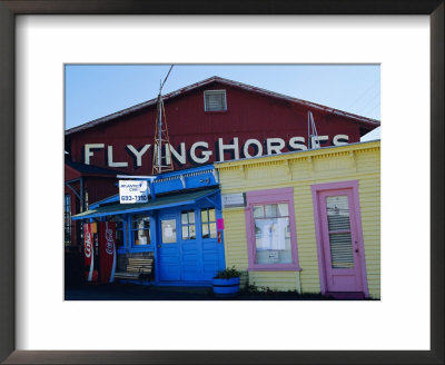 Old Wooden Buildings, Oak Bluffs, Martha's Vineyard, Massachusetts Usa by Fraser Hall Pricing Limited Edition Print image