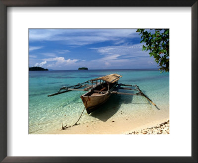 Remote Beach On Pulau Togean, Togian, Central Sulawesi, Indonesia by Greg Elms Pricing Limited Edition Print image