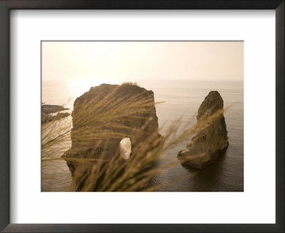 Pigeon Rocks, Beirut, Bayrut, Lebanon by Holger Leue Pricing Limited Edition Print image