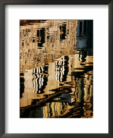 Reflections Of Plecnik Colonnade In Ljubljanica River, Ljubljana, Greater Ljubljana, Slovenia by Richard I'anson Pricing Limited Edition Print image