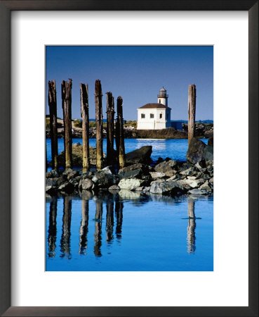 Coquille River Light, Bullards State Beach Park, Bandon, Oregon by Richard Cummins Pricing Limited Edition Print image