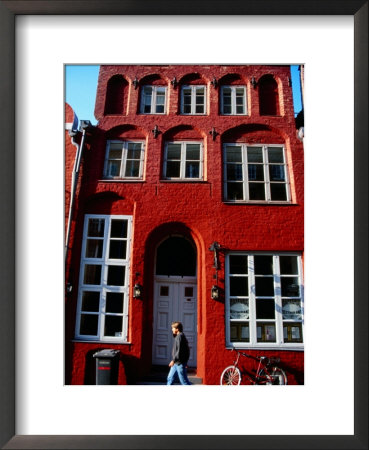 14Th Century Building Housing Markgraf Restaurant, Lubeck, Schleswig-Holstein, Germany by Martin Lladó Pricing Limited Edition Print image