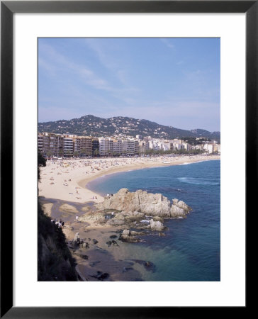 View Of Resort Looking North, Lloret Del Mar, Costa Brava, Catalonia, Spain, Mediterranean by Tom Teegan Pricing Limited Edition Print image
