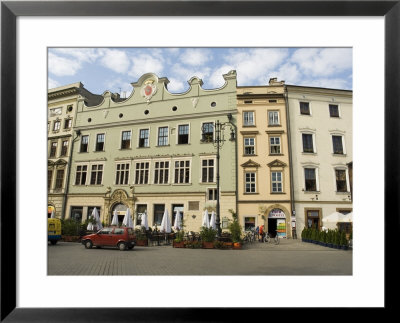 Houses In Main Market Square, Old Town District, Krakow, Poland by R H Productions Pricing Limited Edition Print image