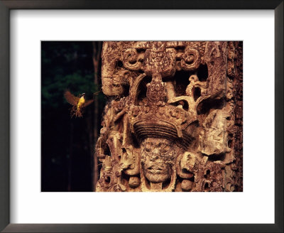 Bird And Mayan Monument by Kenneth Garrett Pricing Limited Edition Print image