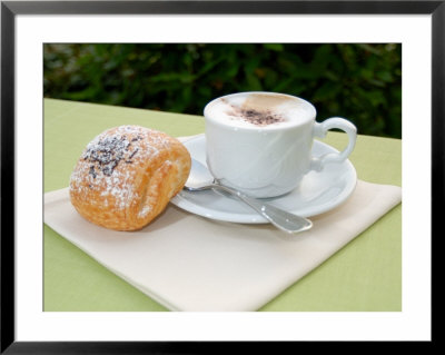 Morning Cappuccino At Eden Grand Hotel, Lake Lugano, Lugano, Switzerland by Lisa S. Engelbrecht Pricing Limited Edition Print image