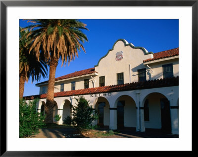 Kelso Railroad Depot And Visitors Centre In Mojave National Preserve, California, Usa by Stephen Saks Pricing Limited Edition Print image