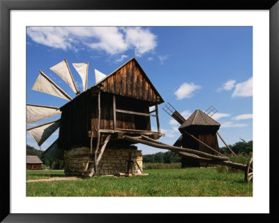 Windmill From Constanta County At Museum Of Folk Civilisation In Astra, Sibiu, Romania, by Diana Mayfield Pricing Limited Edition Print image