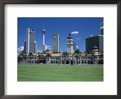 City Skyline, Merdaka Square, Sultan Abdul Samad Building, Petronas Towers, Kuala Lumpur, Malaysia by Gavin Hellier Pricing Limited Edition Print image