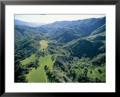 An Aerial View Of Oak Woodlands On Black Mountain And Lion Canyon by Rich Reid Pricing Limited Edition Print image