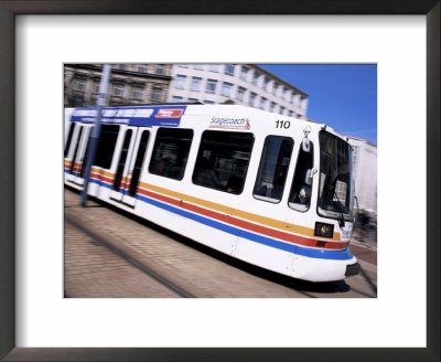 Supertram, Sheffield, Yorkshire, England, United Kingdom by Neale Clarke Pricing Limited Edition Print image