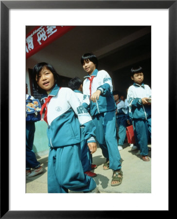 Children At School, China by Fabrizio Cacciatore Pricing Limited Edition Print image