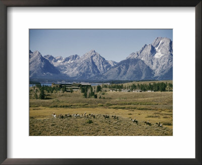 Jackson Lake Lodge Has A Magnificent View Across Jackson Lake Toward The Tetons by Joseph Baylor Roberts Pricing Limited Edition Print image