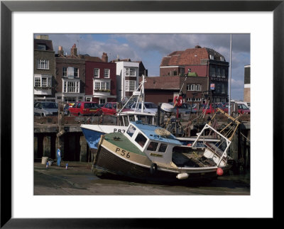 Fishing Boats, Portsmouth Harbour, Portsmouth, Hampshire, England, United Kingdom by Robert Francis Pricing Limited Edition Print image