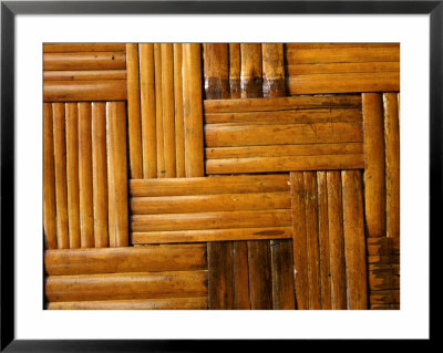 Detail Of Wall Made Of Woven Pandanus, French Polynesia by Jean-Bernard Carillet Pricing Limited Edition Print image