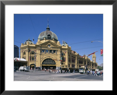 Flinders Street Railway Station, Melbourne, Victoria, Australia by Hans Peter Merten Pricing Limited Edition Print image