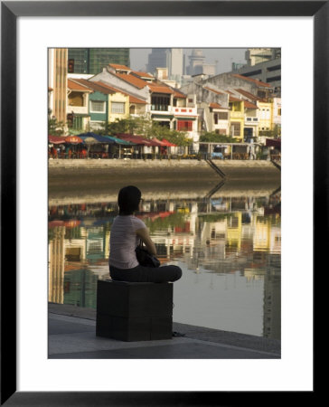 Lost In Thought, Boat Quay, Singapore, Southeast Asia by Amanda Hall Pricing Limited Edition Print image