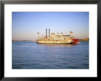Mississippi River Paddle Steamer, New Orleans, Louisiana, Usa by Gavin Hellier Pricing Limited Edition Print image