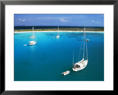 Chaito, Sailing Boat Of The Floating Village In The Foreground, Crasqui, Los Roques, Venezuela by Sergio Pitamitz Pricing Limited Edition Print image