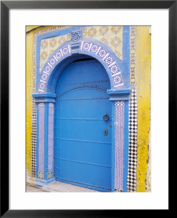 Door In The Medina, Essaouira, Morocco, North Africa, Africa by Bruno Morandi Pricing Limited Edition Print image