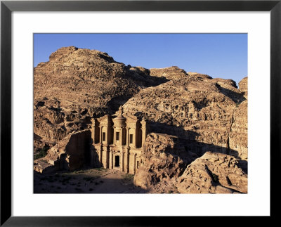 El Deir (Ed-Deir) (The Monastery), Petra, Unesco World Heritage Site, Jordan, Middle East by Bruno Morandi Pricing Limited Edition Print image