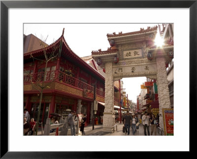 Sunset, China Town, Kobe City, Kansai, Honshu Island, Japan by Christian Kober Pricing Limited Edition Print image