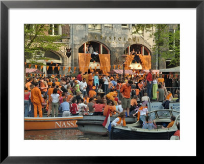 Queen's Day Celebrations, Amsterdam, Holland (The Netherlands) by Gary Cook Pricing Limited Edition Print image