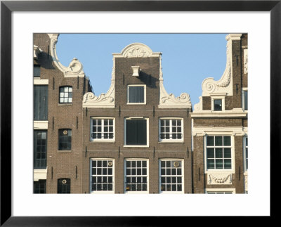 Gabled Rooftops, Oude Turfmarkt, Rokin, Amsterdam, Holland (The Netherlands) by Brigitte Bott Pricing Limited Edition Print image