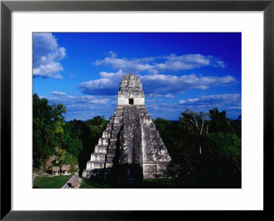 Temple Of The Grand Jaguar On The Great Plaza, Tikal, El Peten, Guatemala by Richard I'anson Pricing Limited Edition Print image