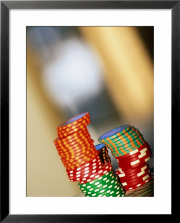 Gambling Chips And Us Currency, Las Vegas, Nevada, Usa by Ray Laskowitz Pricing Limited Edition Print image