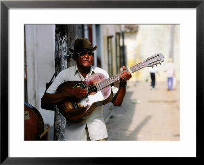 Guitar-Playing Troubador, Trinidad, Sancti Spiritus, Cuba by Christopher P Baker Pricing Limited Edition Print image