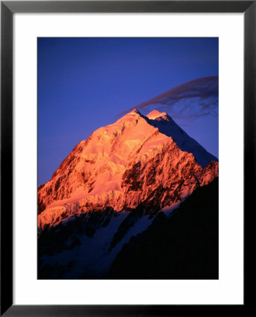 Peak Of Mt. Cook, Mt. Cook National Park, New Zealand by David Wall Pricing Limited Edition Print image