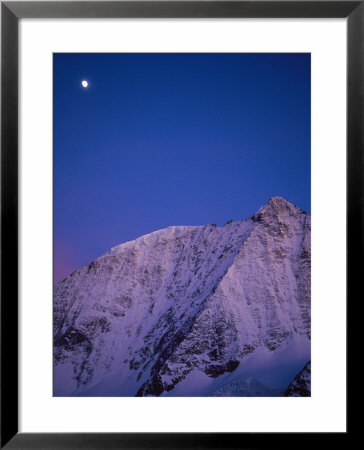 Moonrise Over Mount Blanc De Cheilon, 3870 Meters by Gordon Wiltsie Pricing Limited Edition Print image