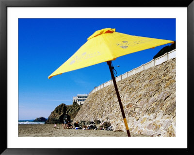 Umbrella, Ocean Beach, San Francisco, United States Of America by Richard Cummins Pricing Limited Edition Print image