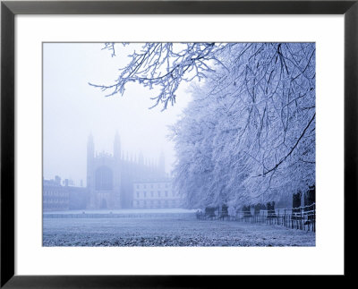Kings College And Chapel, Cambridge, England by Alan Copson Pricing Limited Edition Print image