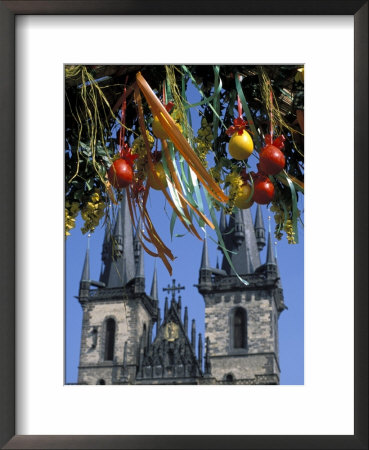 Easter Gate Decoration Hanging From The Easter Gate On Old Town Square, Old Town, Prague by Richard Nebesky Pricing Limited Edition Print image