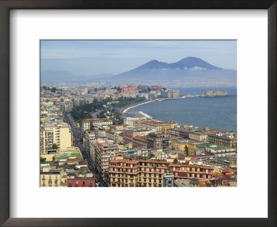 Mt. Vesuvius And View Over Naples, Campania, Italy by Walter Bibikow Pricing Limited Edition Print image