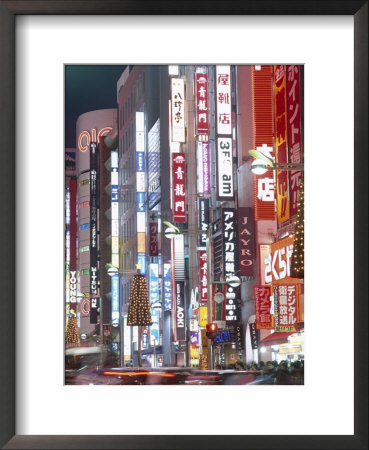 Shinjuku, Shinjuku-Dori, Nightlights, Tokyo, Honshu, Japan by Steve Vidler Pricing Limited Edition Print image