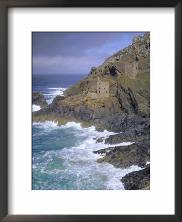 Tin Mine On Coast, Botallack, Cornwall, England, Uk, Europe by John Miller Pricing Limited Edition Print image