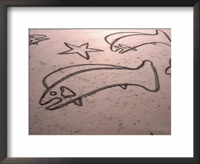 Sand Painting On Santa Cruz Beach, Santa Cruz, California, Usa by Lee Foster Pricing Limited Edition Print image