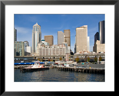 Skyline From Elliot Bay, Seattle, Washington, Usa by Charles Sleicher Pricing Limited Edition Print image