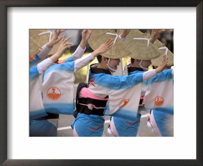 Tokushima Ao Odori Dancers, Holiday Festival, Nagoya City, Gifu Prefecture, Honshu Island, Japan by Christian Kober Pricing Limited Edition Print image