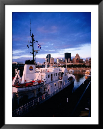 Ship In Harbour, Montreal, Canada by Chris Mellor Pricing Limited Edition Print image